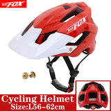 BATFOX Racing Bicycle Helmet with Light In-mold MTB Road Cycling Helmet for Men Women Ultralight Helmet Sport Safety Equipment