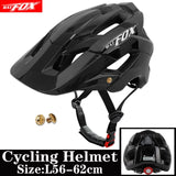 BATFOX Racing Bicycle Helmet with Light In-mold MTB Road Cycling Helmet for Men Women Ultralight Helmet Sport Safety Equipment