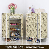 Multilayer Shoe Rack Non-woven Fabric Shoe Shelf Space Saver High Feet Damp-proof Shoes Organizer Stand Holder Shoes Cabinet - shopwishi 