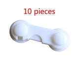 10/5/1PCS Safety Lock Baby Child Safety Care Plastic Lock With Baby Baby Protection Drawer Door Cabinet Cupboard Toilet - shopwishi 