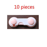 10/5/1PCS Safety Lock Baby Child Safety Care Plastic Lock With Baby Baby Protection Drawer Door Cabinet Cupboard Toilet - shopwishi 