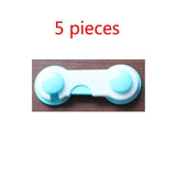 10/5/1PCS Safety Lock Baby Child Safety Care Plastic Lock With Baby Baby Protection Drawer Door Cabinet Cupboard Toilet - shopwishi 