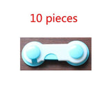 10/5/1PCS Safety Lock Baby Child Safety Care Plastic Lock With Baby Baby Protection Drawer Door Cabinet Cupboard Toilet - shopwishi 