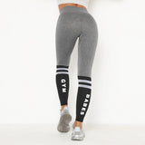 Patchwork Yoga Seamless Fitness Pants Fashion Hips Lifting Workout