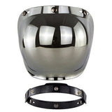 Open Face Helmet Visor Motorcycle Helmets Bubble Visors Flip Up Motorcycles Visor Capacete Lens Motorcycle Helmet Accessories