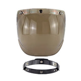 Open Face Helmet Visor Motorcycle Helmets Bubble Visors Flip Up Motorcycles Visor Capacete Lens Motorcycle Helmet Accessories