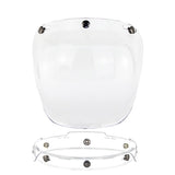 Open Face Helmet Visor Motorcycle Helmets Bubble Visors Flip Up Motorcycles Visor Capacete Lens Motorcycle Helmet Accessories