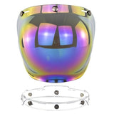 Open Face Helmet Visor Motorcycle Helmets Bubble Visors Flip Up Motorcycles Visor Capacete Lens Motorcycle Helmet Accessories