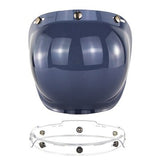 Open Face Helmet Visor Motorcycle Helmets Bubble Visors Flip Up Motorcycles Visor Capacete Lens Motorcycle Helmet Accessories