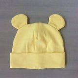 Autumn Winter Baby Boy Girl Cartoon Cotton Hat With Ear Toddler Kids Beanie Caps Children's Accessories