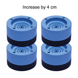 4 Pcs Washing Machine Anti Shock Pad Refrigerator Large Appliances Furniture Mute Rubber Mat Anti Vibration Pads Protect Floor
