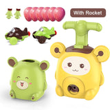 New Balloon Inertial Powered Car funny Toys Preschool Educational Science Toys with Manual Balloon Pump for Kids