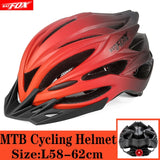KINGBIKE 2020 New Design Black Bicycle Helmets MTB Mountain Road Cycling Helmet Bike Casco Ciclismo Bike  Helmet Size L-XL