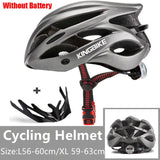 KINGBIKE 2020 New Design Black Bicycle Helmets MTB Mountain Road Cycling Helmet Bike Casco Ciclismo Bike  Helmet Size L-XL
