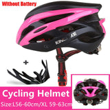 KINGBIKE 2020 New Design Black Bicycle Helmets MTB Mountain Road Cycling Helmet Bike Casco Ciclismo Bike  Helmet Size L-XL