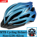 KINGBIKE 2020 New Design Black Bicycle Helmets MTB Mountain Road Cycling Helmet Bike Casco Ciclismo Bike  Helmet Size L-XL