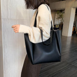 Hot sale large women's bag large capacity shoulder bags high quality - shopwishi 