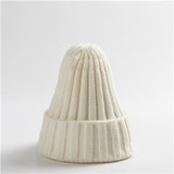 Hat Female Unisex Cotton Blends Solid Warm Soft HIP HOP Knitted Hats Men Winter Caps Women's Skullies Beanies For Girl Wholesale