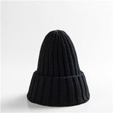 Hat Female Unisex Cotton Blends Solid Warm Soft HIP HOP Knitted Hats Men Winter Caps Women's Skullies Beanies For Girl Wholesale