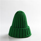 Hat Female Unisex Cotton Blends Solid Warm Soft HIP HOP Knitted Hats Men Winter Caps Women's Skullies Beanies For Girl Wholesale