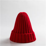 Hat Female Unisex Cotton Blends Solid Warm Soft HIP HOP Knitted Hats Men Winter Caps Women's Skullies Beanies For Girl Wholesale