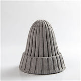 Hat Female Unisex Cotton Blends Solid Warm Soft HIP HOP Knitted Hats Men Winter Caps Women's Skullies Beanies For Girl Wholesale