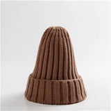 Hat Female Unisex Cotton Blends Solid Warm Soft HIP HOP Knitted Hats Men Winter Caps Women's Skullies Beanies For Girl Wholesale