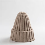 Hat Female Unisex Cotton Blends Solid Warm Soft HIP HOP Knitted Hats Men Winter Caps Women's Skullies Beanies For Girl Wholesale