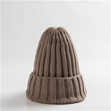 Hat Female Unisex Cotton Blends Solid Warm Soft HIP HOP Knitted Hats Men Winter Caps Women's Skullies Beanies For Girl Wholesale
