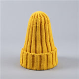 Hat Female Unisex Cotton Blends Solid Warm Soft HIP HOP Knitted Hats Men Winter Caps Women's Skullies Beanies For Girl Wholesale