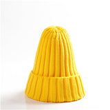 Hat Female Unisex Cotton Blends Solid Warm Soft HIP HOP Knitted Hats Men Winter Caps Women's Skullies Beanies For Girl Wholesale