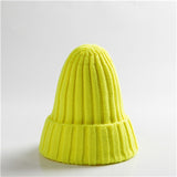Hat Female Unisex Cotton Blends Solid Warm Soft HIP HOP Knitted Hats Men Winter Caps Women's Skullies Beanies For Girl Wholesale