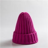 Hat Female Unisex Cotton Blends Solid Warm Soft HIP HOP Knitted Hats Men Winter Caps Women's Skullies Beanies For Girl Wholesale