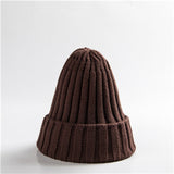 Hat Female Unisex Cotton Blends Solid Warm Soft HIP HOP Knitted Hats Men Winter Caps Women's Skullies Beanies For Girl Wholesale