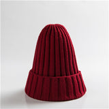 Hat Female Unisex Cotton Blends Solid Warm Soft HIP HOP Knitted Hats Men Winter Caps Women's Skullies Beanies For Girl Wholesale