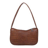 Casual PU Leather Sling Handbag Purse Women Elegant Chain Shoulder Crossbody Bag Popular Simple Female Daily Bag - shopwishi 