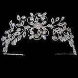 Tiaras and Crown HADIYANA Leaf Shape Romantic Elegant Wedding Hair Accessories Get Engaged Hair Jewelry
