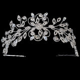 Tiaras and Crown HADIYANA Leaf Shape Romantic Elegant Wedding Hair Accessories Get Engaged Hair Jewelry
