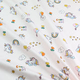 Pink Bear Unicorn Animals Cotton Twill kids Fabric , Patchwork Cloth, Sewing Quilting Fat Quarters Material For Baby & Child