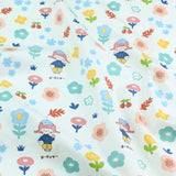 Pink Bear Unicorn Animals Cotton Twill kids Fabric , Patchwork Cloth, Sewing Quilting Fat Quarters Material For Baby & Child