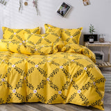 Classic Bedding Set 5 Size Grey Blue Grid Summer Bed Linen 4pcs/Set Duvet Cover Set Pastoral Bed Sheet AB Side Duvet Cover 2020