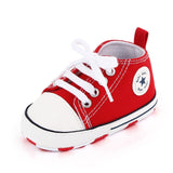 Baby Sneaker Boy Girl Shoes Print Star Canvas Soft Anti-Slip Sole Newborn Infant First Walkers Toddler Casual Canvas Crib Shoes
