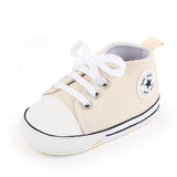 Baby Sneaker Boy Girl Shoes Print Star Canvas Soft Anti-Slip Sole Newborn Infant First Walkers Toddler Casual Canvas Crib Shoes