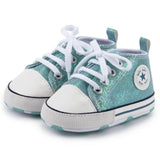 Baby Sneaker Boy Girl Shoes Print Star Canvas Soft Anti-Slip Sole Newborn Infant First Walkers Toddler Casual Canvas Crib Shoes