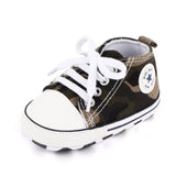 Baby Sneaker Boy Girl Shoes Print Star Canvas Soft Anti-Slip Sole Newborn Infant First Walkers Toddler Casual Canvas Crib Shoes