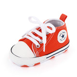 Baby Sneaker Boy Girl Shoes Print Star Canvas Soft Anti-Slip Sole Newborn Infant First Walkers Toddler Casual Canvas Crib Shoes