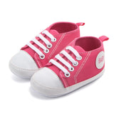 Baby Sneaker Boy Girl Shoes Print Star Canvas Soft Anti-Slip Sole Newborn Infant First Walkers Toddler Casual Canvas Crib Shoes