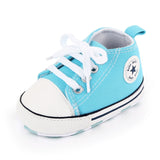 Baby Sneaker Boy Girl Shoes Print Star Canvas Soft Anti-Slip Sole Newborn Infant First Walkers Toddler Casual Canvas Crib Shoes