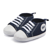 Baby Sneaker Boy Girl Shoes Print Star Canvas Soft Anti-Slip Sole Newborn Infant First Walkers Toddler Casual Canvas Crib Shoes