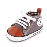 Baby Sneaker Boy Girl Shoes Print Star Canvas Soft Anti-Slip Sole Newborn Infant First Walkers Toddler Casual Canvas Crib Shoes